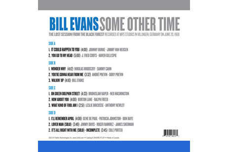 Some other time  Vol. 2, Bill Evans