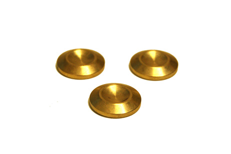 Gold Note Spike Plates Brass