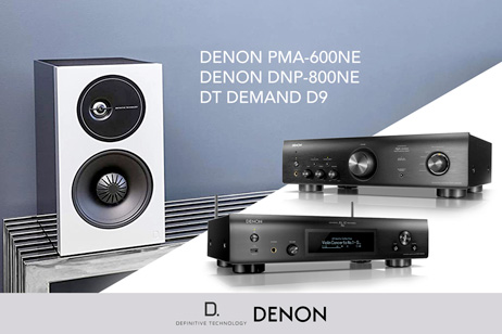   Denon PMA600NE & DNP800NE + DT Demand D9