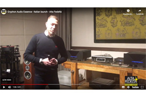 Guarda il video Presentazione italiana di Rune Skov Gryphon Audio Essence