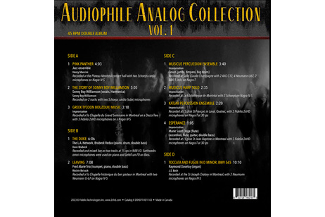 Audiophile analog collection Vol. 1, 2xHD