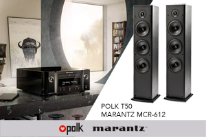 Visualizza il bundle - Marantz M-CR612 + Polk T50