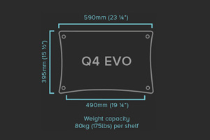 Visualizza il prodotto - Quadraspire Q4 EVO Ripiano